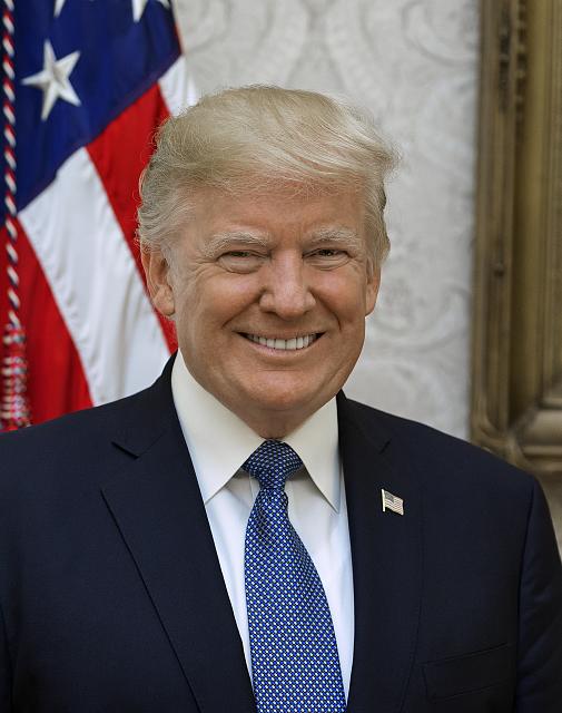 Official portrait of President Donald J. Trump