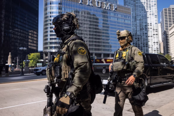 Why Masked Federal Agents Were Deployed to Downtown Chicago Masked federal agents in downtown Chicago